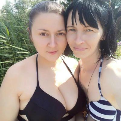Russian woman in bikini 