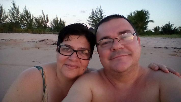 Eu e minha esposa