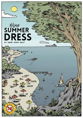 Vestido azul de verano (cómico)