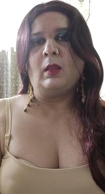 Redhead Shemale Monica M Closeup