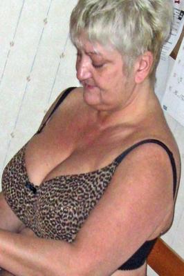 Posing in leopard bra