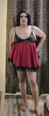 Шемаль Моника Red Babydoll Огромный набор