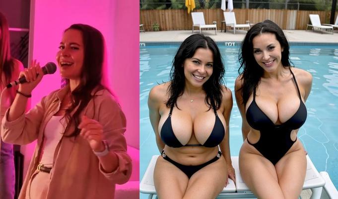 Teen Singer Tit борется с пумы в мотеле Атланты