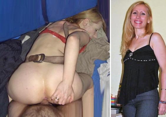 Antes y después de que ella fue golpeada