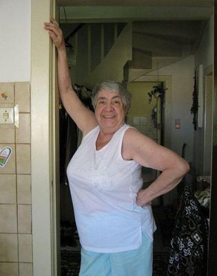 Violet uma avó velha que eu me puxei