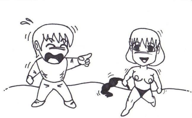Niño super deformado