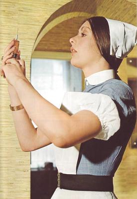 Vintage -Krankenschwester