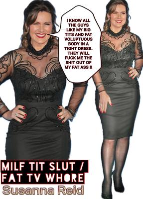 Fat milf tit salope Susanna Reid, putain de télévision voluptueuse